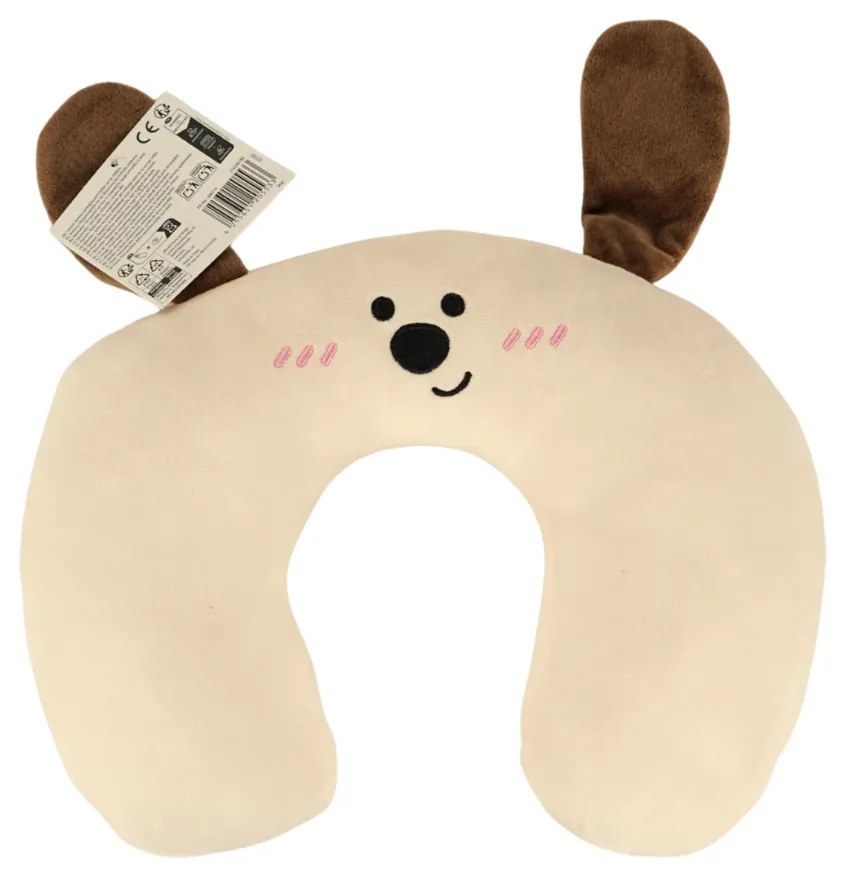 Cestovný vankúšik TRAVEL FRIENDS 33x25 cm plyšový - viac farieb Farba: Zelená