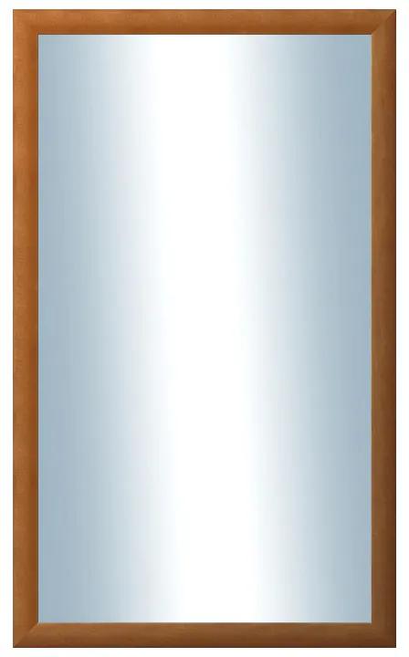 DANTIK - Zrkadlo v rámu, rozmer s rámom 60x100 cm z lišty LEDVINKA svetlo hnedá (1440)