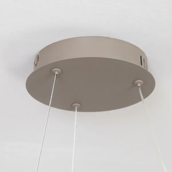 BRILAGI - LED stmievateľný luster na lanku FALCON II LED/67W/230V pr. 40 cm béžová + diaľkové ovládanie