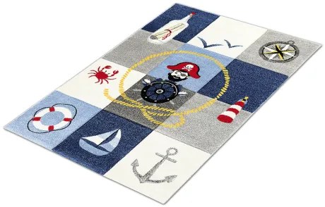 Koberce Breno Kusový koberec DIAMOND KIDS 24241/953, modrá, viacfarebná,160 x 230 cm
