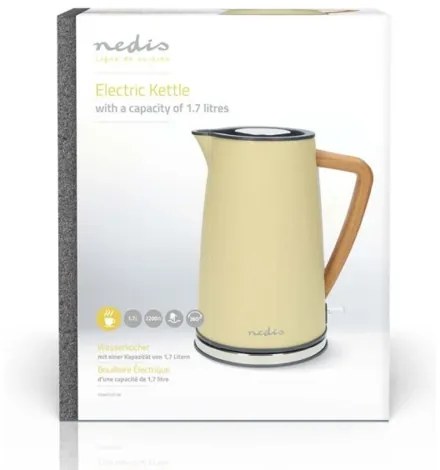 Nedis KAWK510EYW rýchlovarná kanvica 1,7 l, žltá