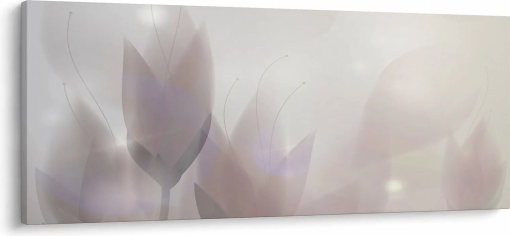 Obraz - Krókusy (120x50 cm)