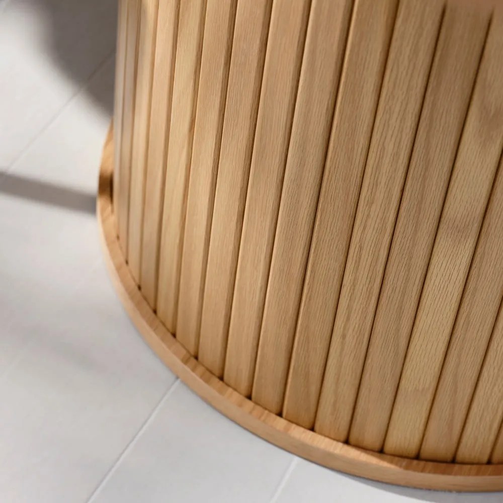Okrúhly jedálenský stôl v dekore duba ø 120 cm Nola – Unique Furniture