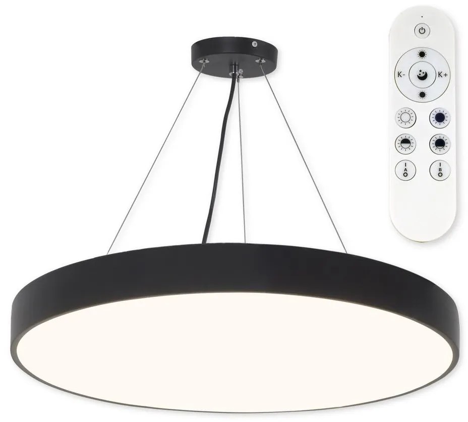 Top Light Metal 60CZ RC - LED Stmievateľný luster na lanku LED/60W/230V čierna TP1612