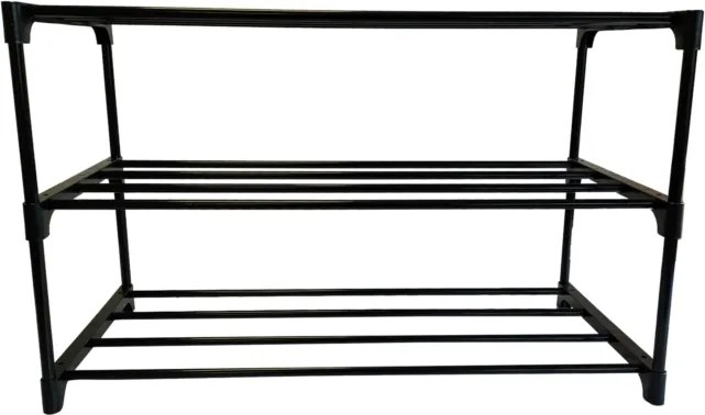 Beast Trojposchodový skladací kovový botník - 60 x 28 x 38 cm