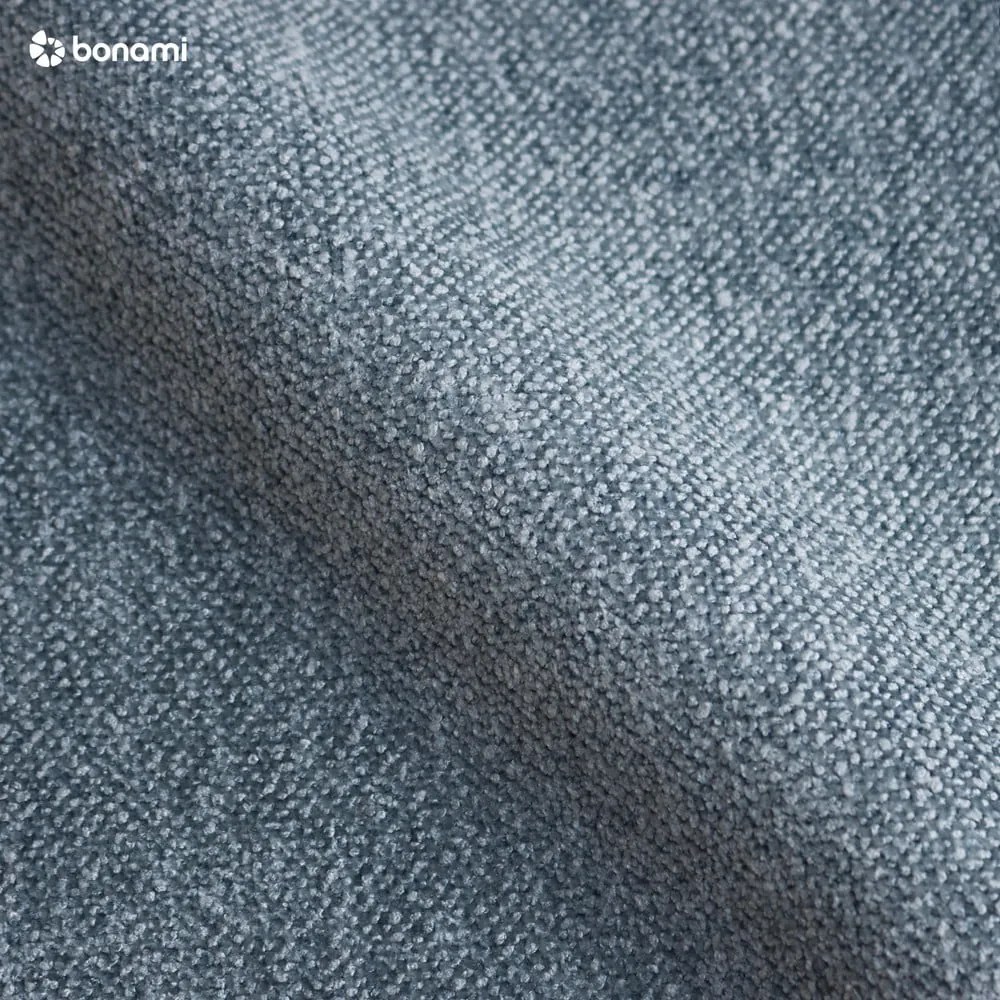 Modrá čalúnená dvojlôžková posteľ s úložným priestorom s roštom 160x200 cm Thessa Pillow – Bonami Selection