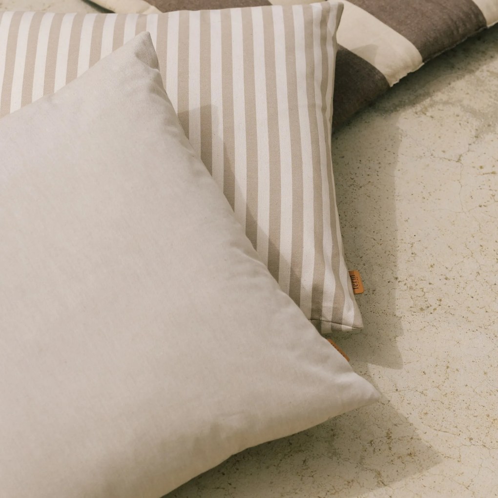 Ferm Living Vonkajší poťah na vankúš Strand Sand 50 × 50 cm
