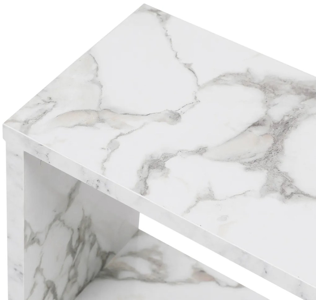 Konferenčný stolík Life White Marble