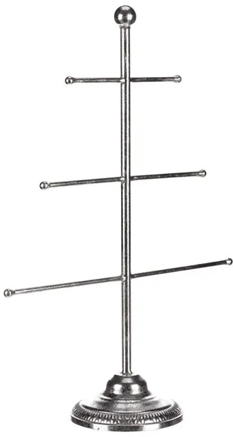 Autronic BONTEC Stojan kovový - na zavesenie ozdôb, strieborný Farba: Biela