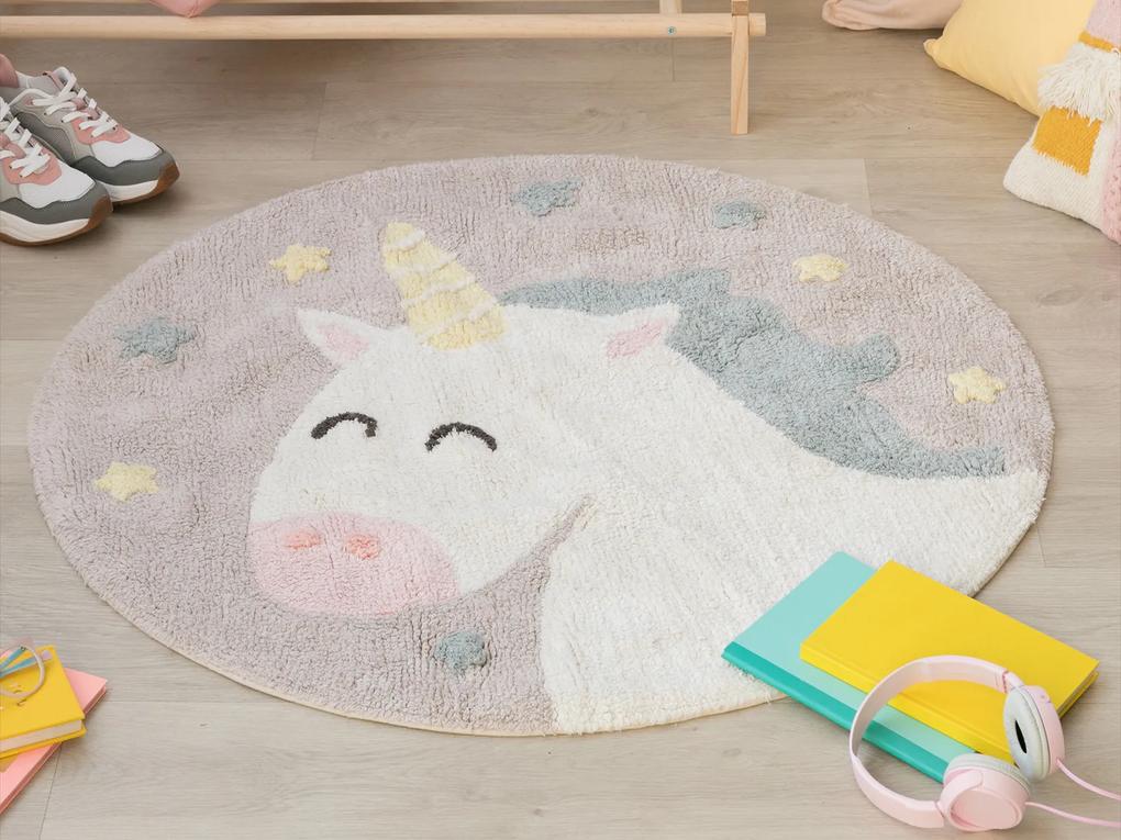 LC Detský prateľný koberec Unicorn