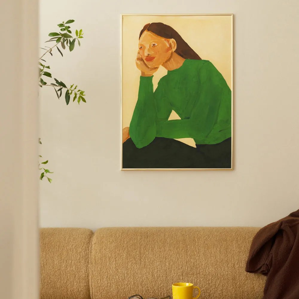 The Poster Club Plagát Green Guise by Hanna Peterson 30x40