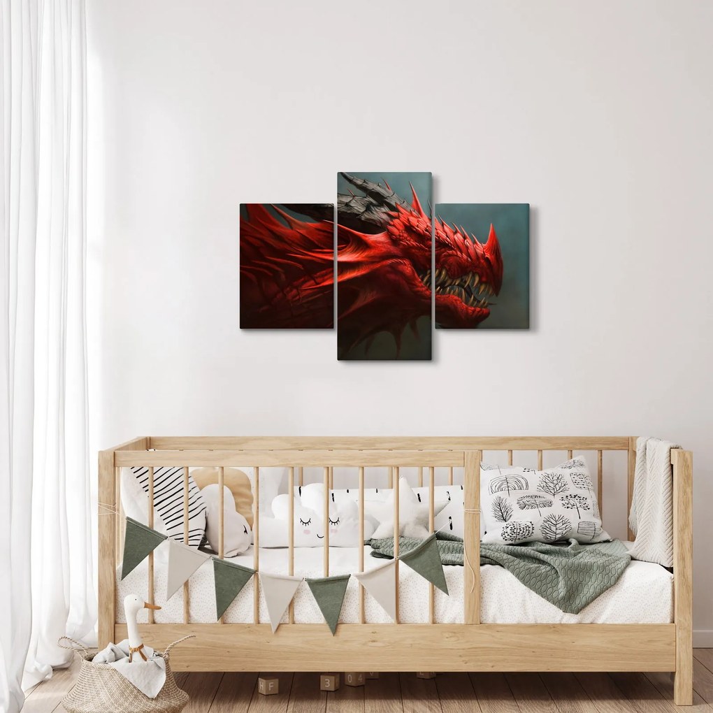 Obraz - Drak (90x60 cm)