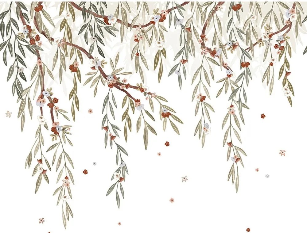 Detská tapeta 200 cm x 248 cm Eucalyptus Blooming – Lilipinso