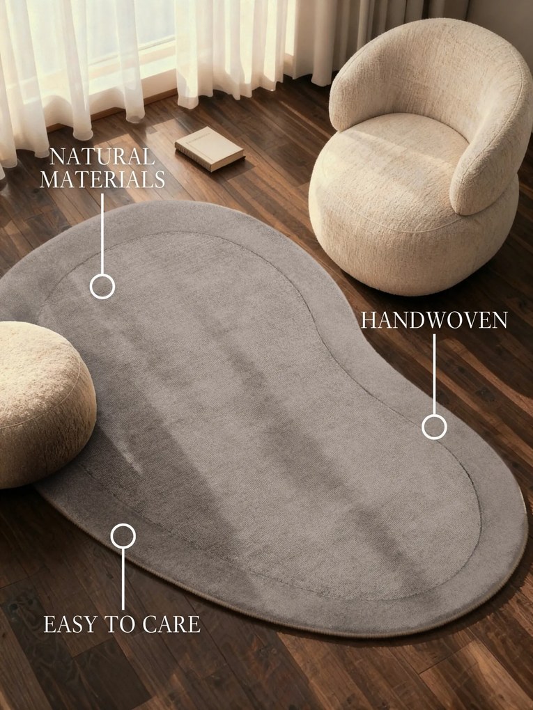 Villeroy & Boch Kusový koberec Kivi 106291 Grey, 125x200, šedá, obývacia izba