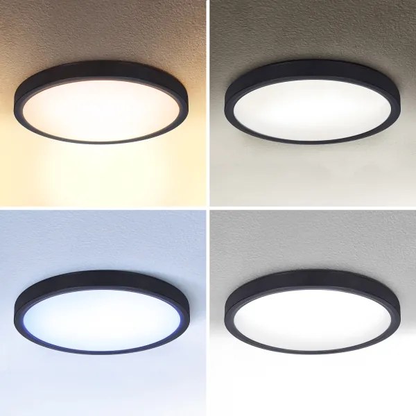 Brilagi-LED Stmievateľné svietidlo ESTELA LED/48W/230V 3000-6500K ø 40 cm čierna+DO
