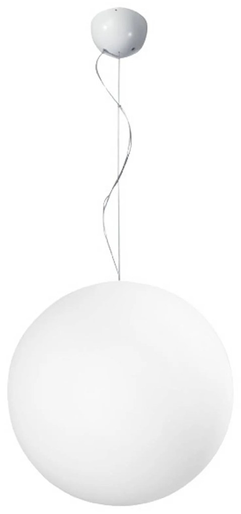 Závesná lampa Oh biela energeticky úsporná 55 cm