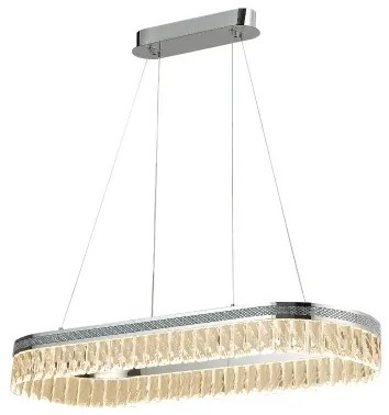 Stmievateľný LED krištáľový luster na lanku THALIA LED/50W/230V 3000-6000K + diaľkové ovládanie