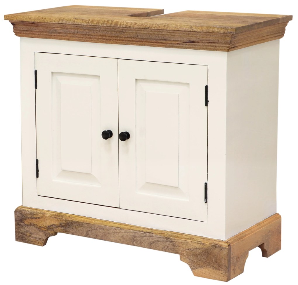 furniture-nabytek.cz - Drevená skrinka pod umývadlo masív 70x65x35 z mangového dreva