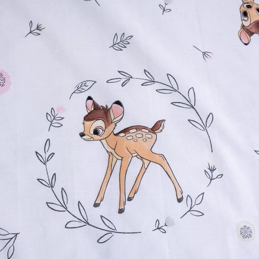 Jerry Fabrics Obliečky do postieľky 100x135 + 40x60 cm - Bambi "Beige"