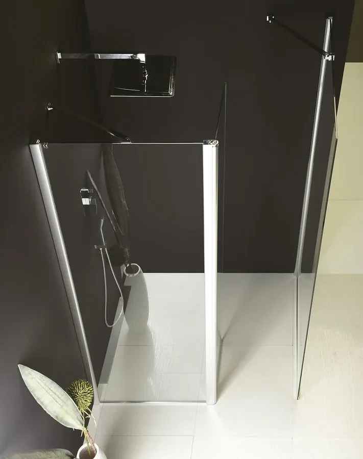 Polysan Polysan, MODULAR SHOWER stena na inštaláciu na múr, pre pripojenie otoč.panelu 900 mm, MS3A-90