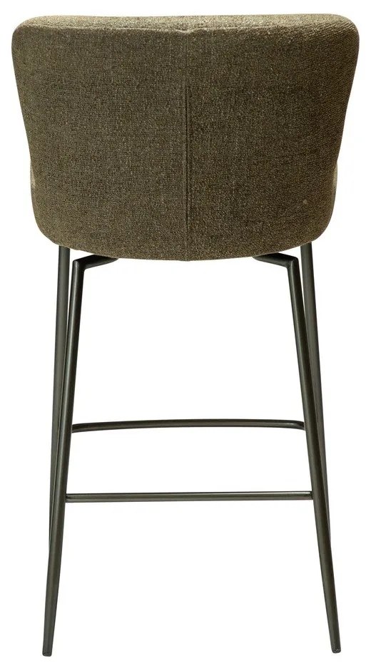 Khaki čalúnená barová stolička (výška sedadla 67,5 cm) Glam – DAN-FORM Denmark
