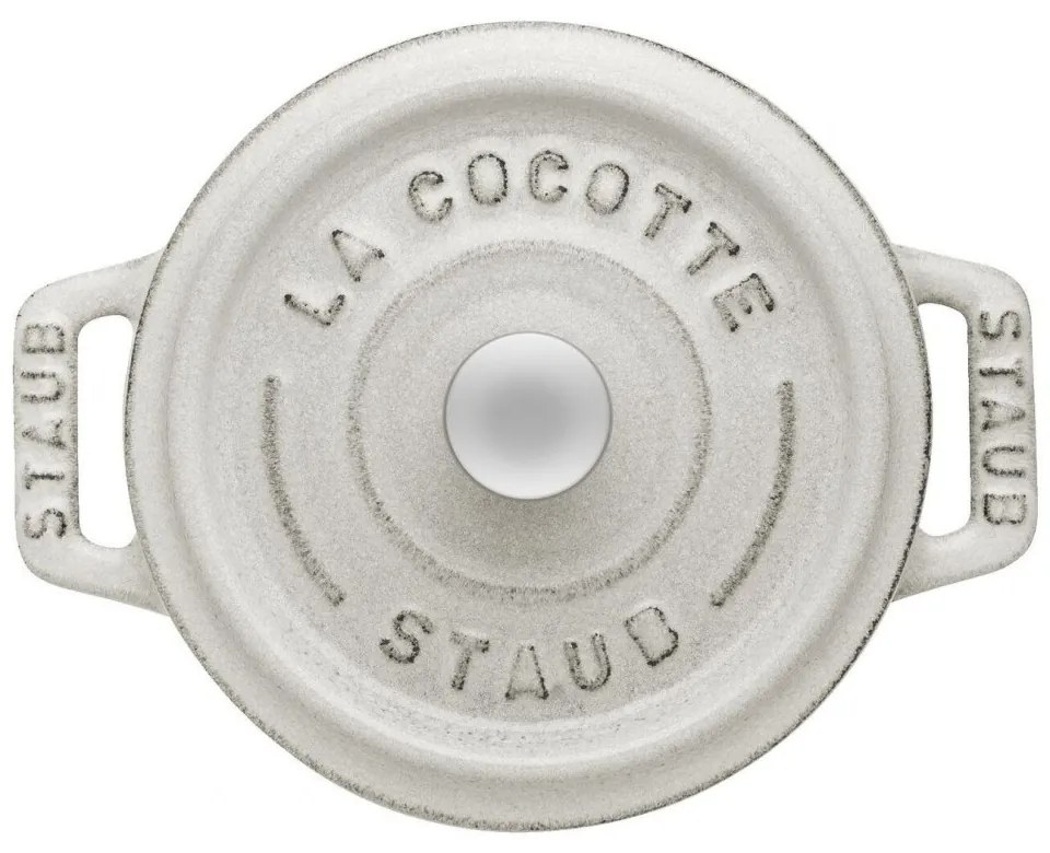 Staub Cocotte Mini hrniec okrúhly 10 cm/0,25 l, biela hľuzovka, 11010107