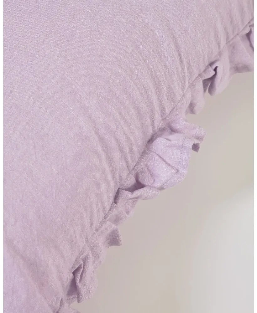 Obliečka na vankúš s prímesou ľanu 45x45 cm Nacha – Kave Home