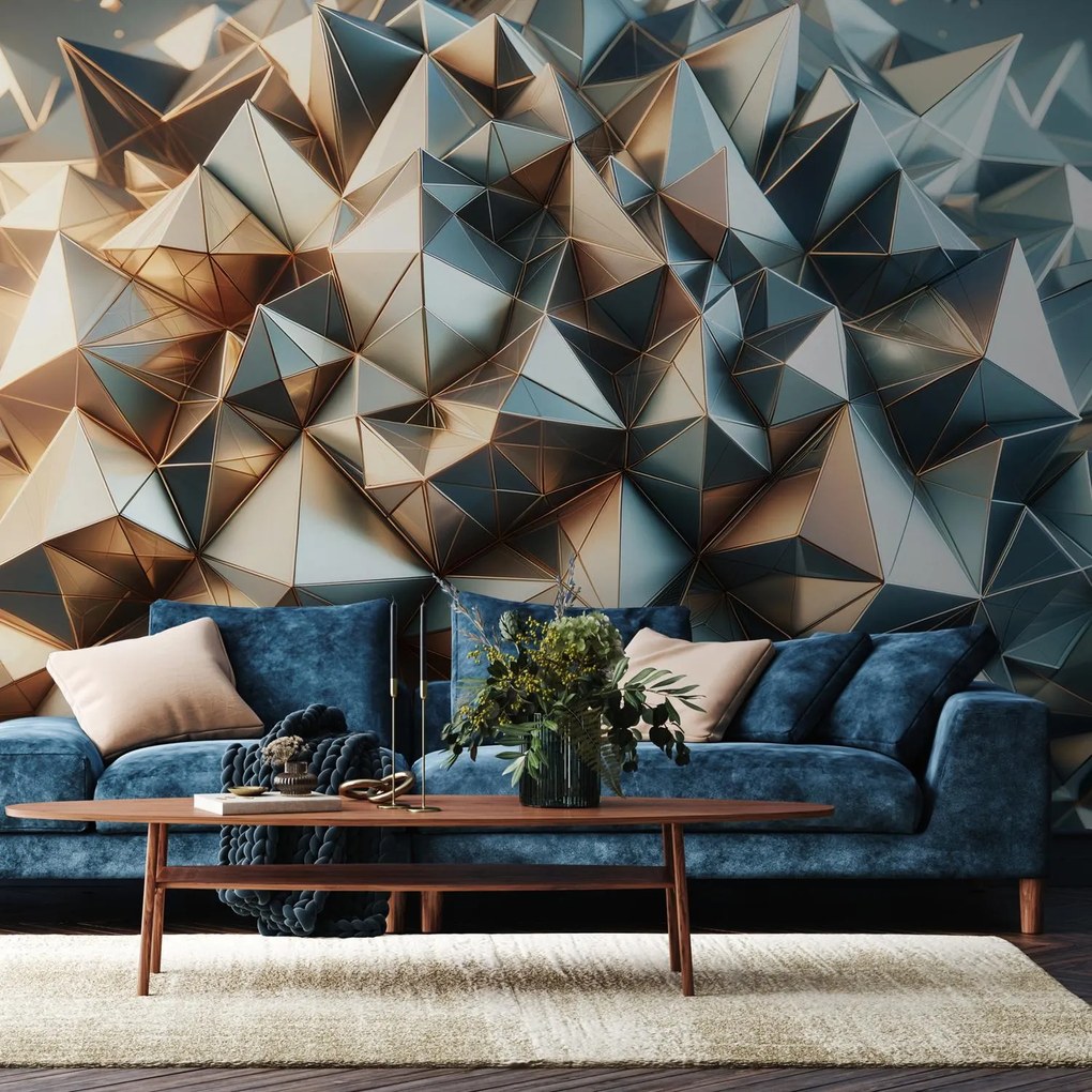 Fototapeta - 3D kaleidoskop tvarov (147x102 cm)