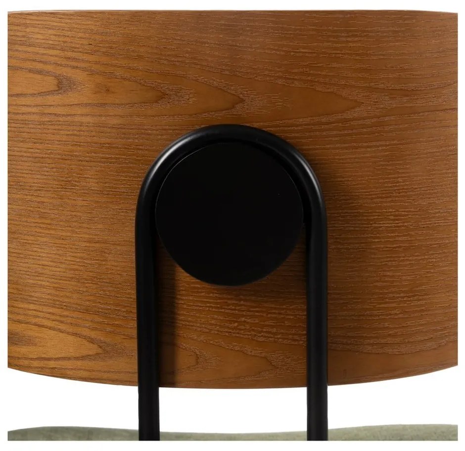 Zeleno-hnedé jedálenské stoličky v súprave 4 ks Cleo – Ixia