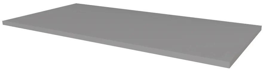 Mereo, Mereo Kúpeľňová doska na skrinku 141 cm, Multidecor, Šedá supermat, MER-CN799D141SEDA