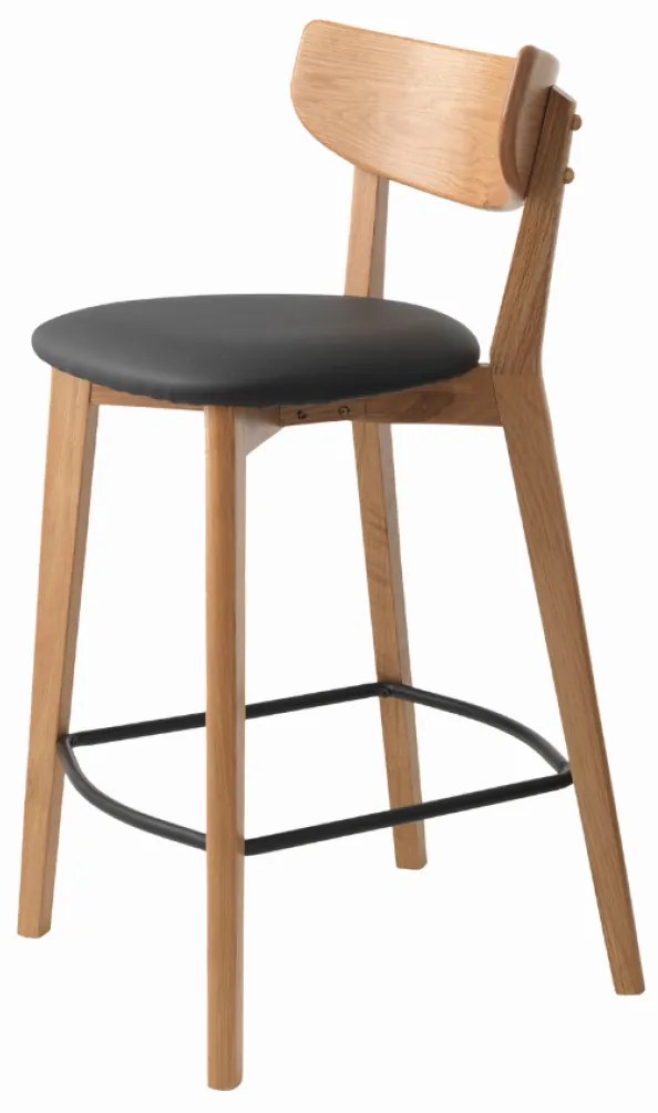 PERO DREVENÁ BAROVÁ STOLIČKA oak