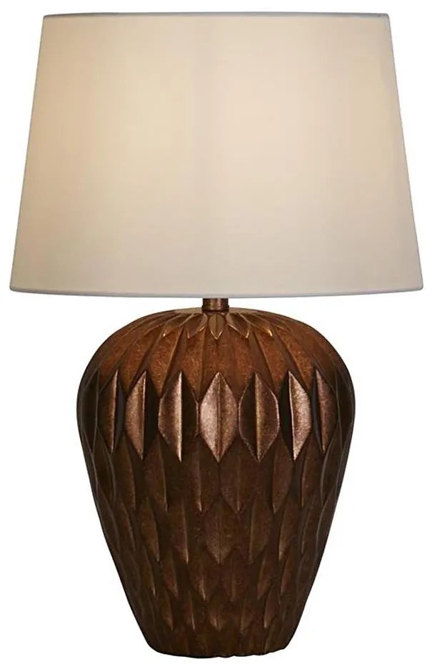 Searchlight EU61420BZ - Stolná lampa ROSETTA 1xE27/60W/230V