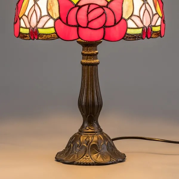 Brilagi - Tiffany vitrážová stolná lampa GARLAN 1xE27/40W/230V