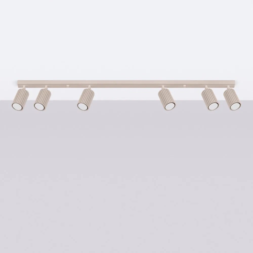 Taupe kovové bodové svietidlo 6,5x117 cm Gleam – Sollux