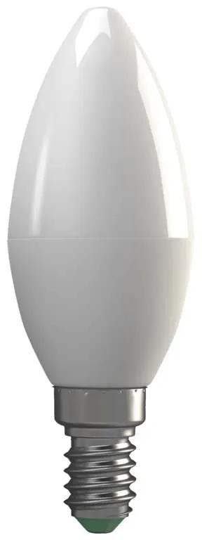 EMOS LED žiarovka, E14, sviečka, 6W, 500lm, 3000K, teplá biela