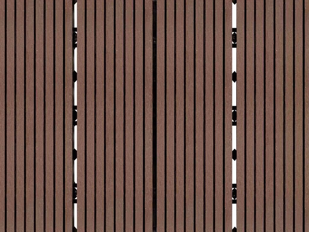 WPC dlaždica LEGI BASE 30 x 30 cm, coffee