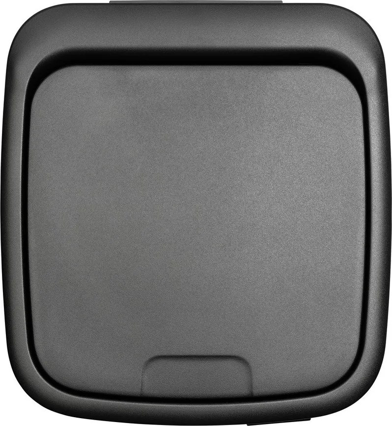 Matne čierny dotykový oceľový odpadkový kôš 30 l Bo Touch – Brabantia