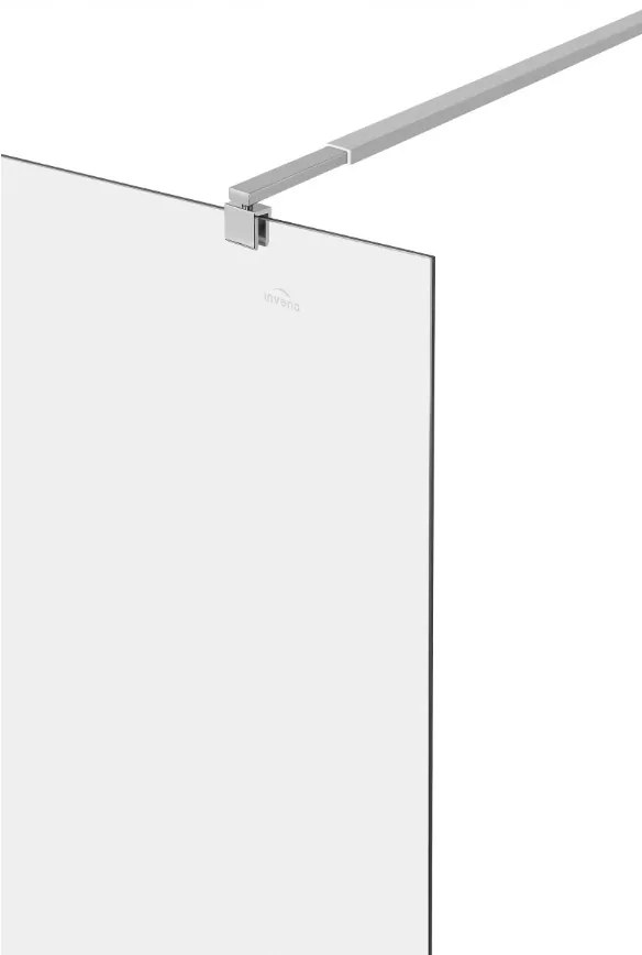 Invena Walk-In, sprchová zástena 110X200cm, 8mm číre sklo, chrómový profil, INV-AK-32-116-O