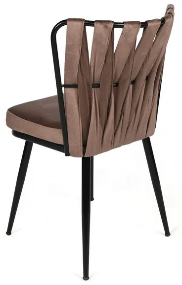 Sada jedálenských stoličiek Kusakli Light Brown, 4ks