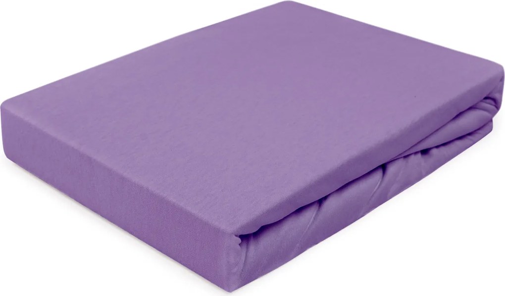 JERSEY PRESTIERADLO 040/170 180X200 CM FIALOVÉ