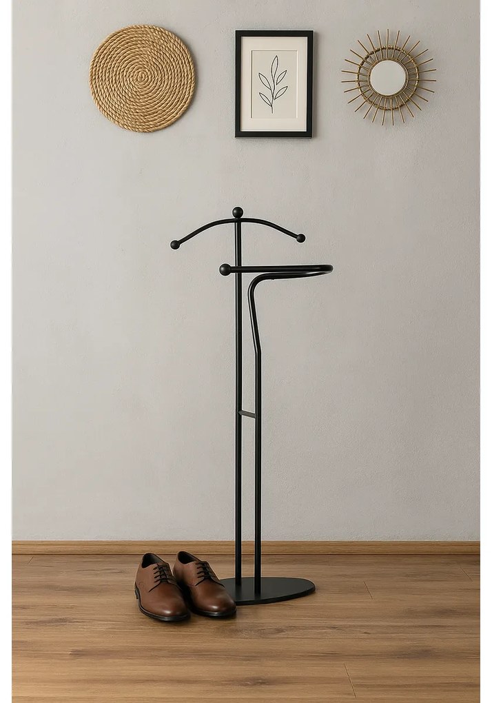 Nemý sluha 83213 CRBK, kov, strieborná