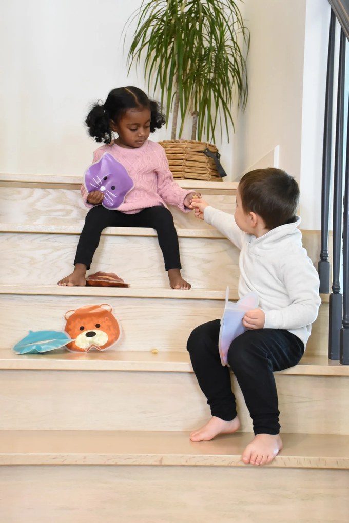 Opakovateľne použiteľné vrecúška na desiatu - 6 ks