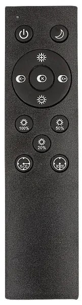 Rabalux 71046 - LED stmievateľné stropné svietidlo DETTORA LED/18W/230V s diaľkovým ovládaním