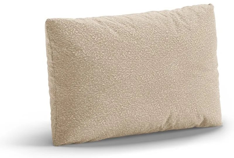 Béžový vankúš na gauč z textílie buklé Poppy – Micadoni