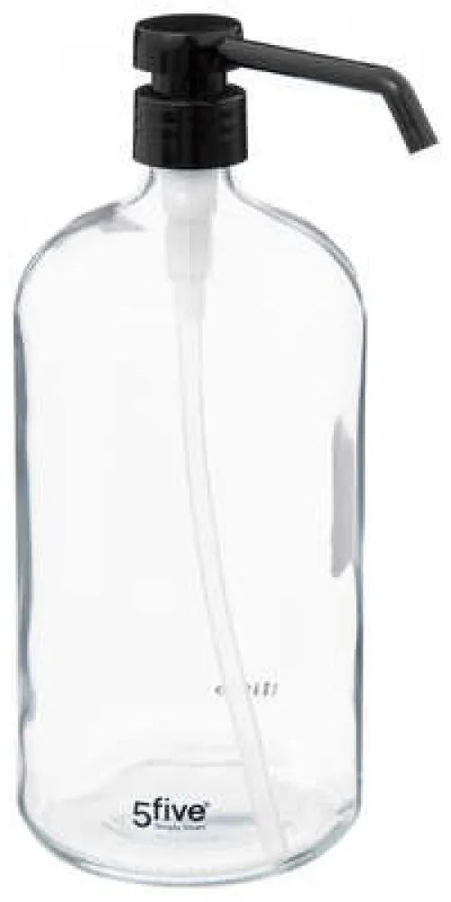 Orion Sklenený dávkovač na mydlo, jar - 1l DISTRI - číre sklo