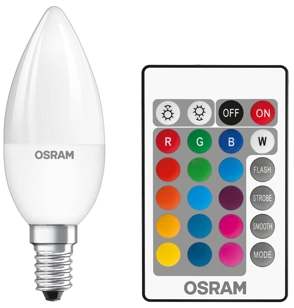 OSRAM LED E14 4,2W Star+ sviečka matná remote