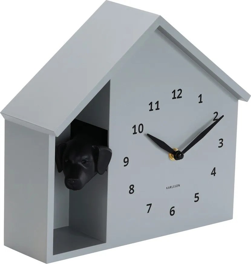 Nástenné hodiny Peeking Doggy – Karlsson