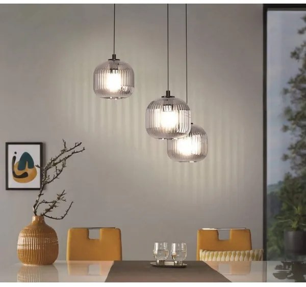 Eglo 99373 - Luster na lanku MANTUNALLE 3xE27/40W/230V