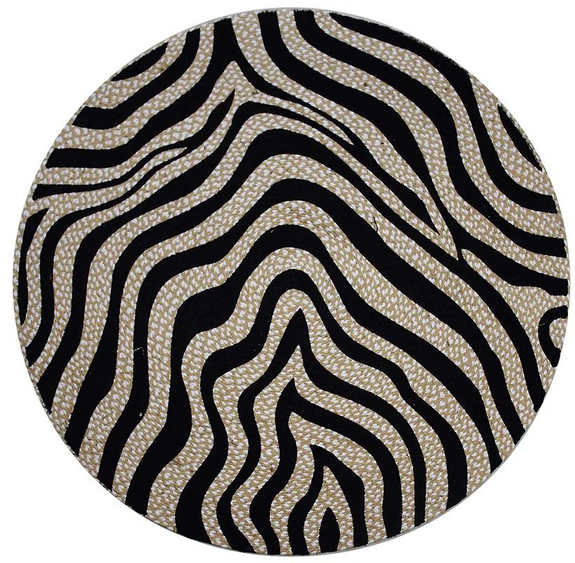 Koberec 1.2/1.2 SI-15802 čierna