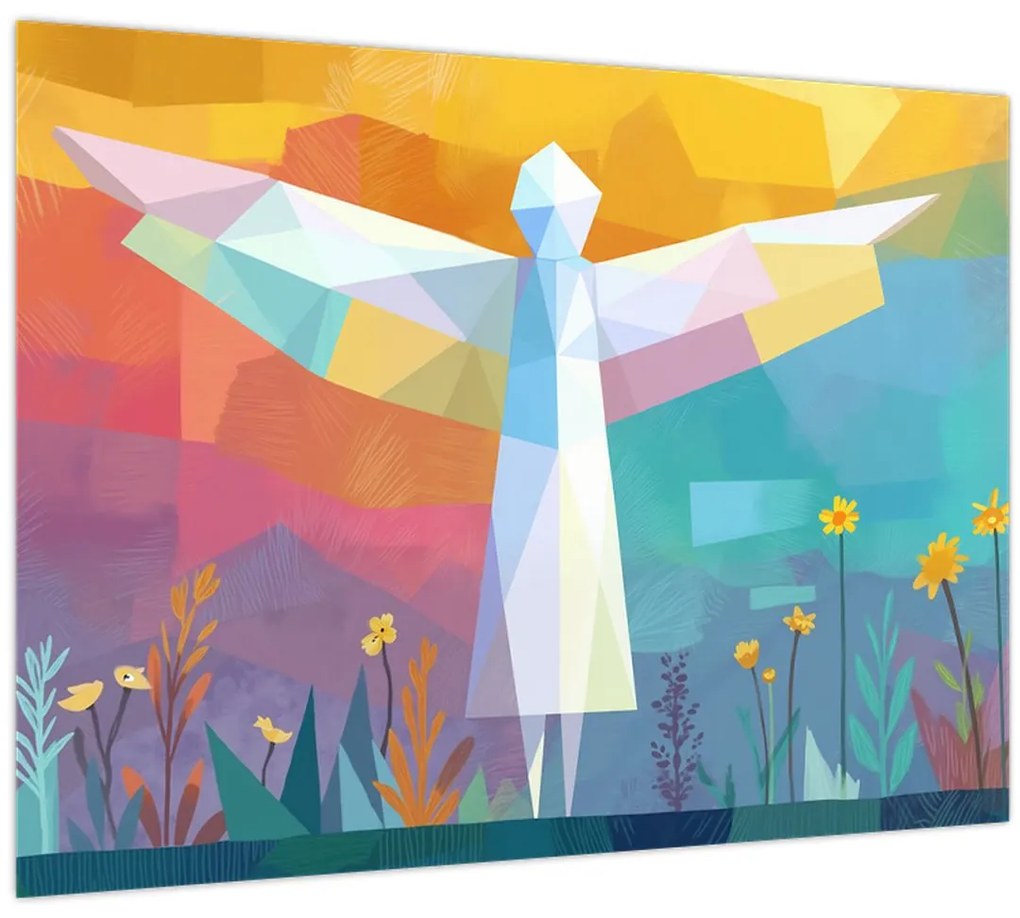 Obraz - Strážca kvetov (70x50 cm)